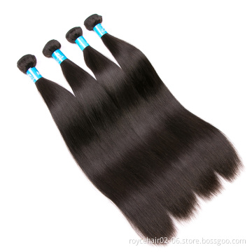 Cheap Price Raw Virgin Remy Hair Extensions Vendor Silky Straight Mink Brazilian Human Hair Bundles with Lace Closure